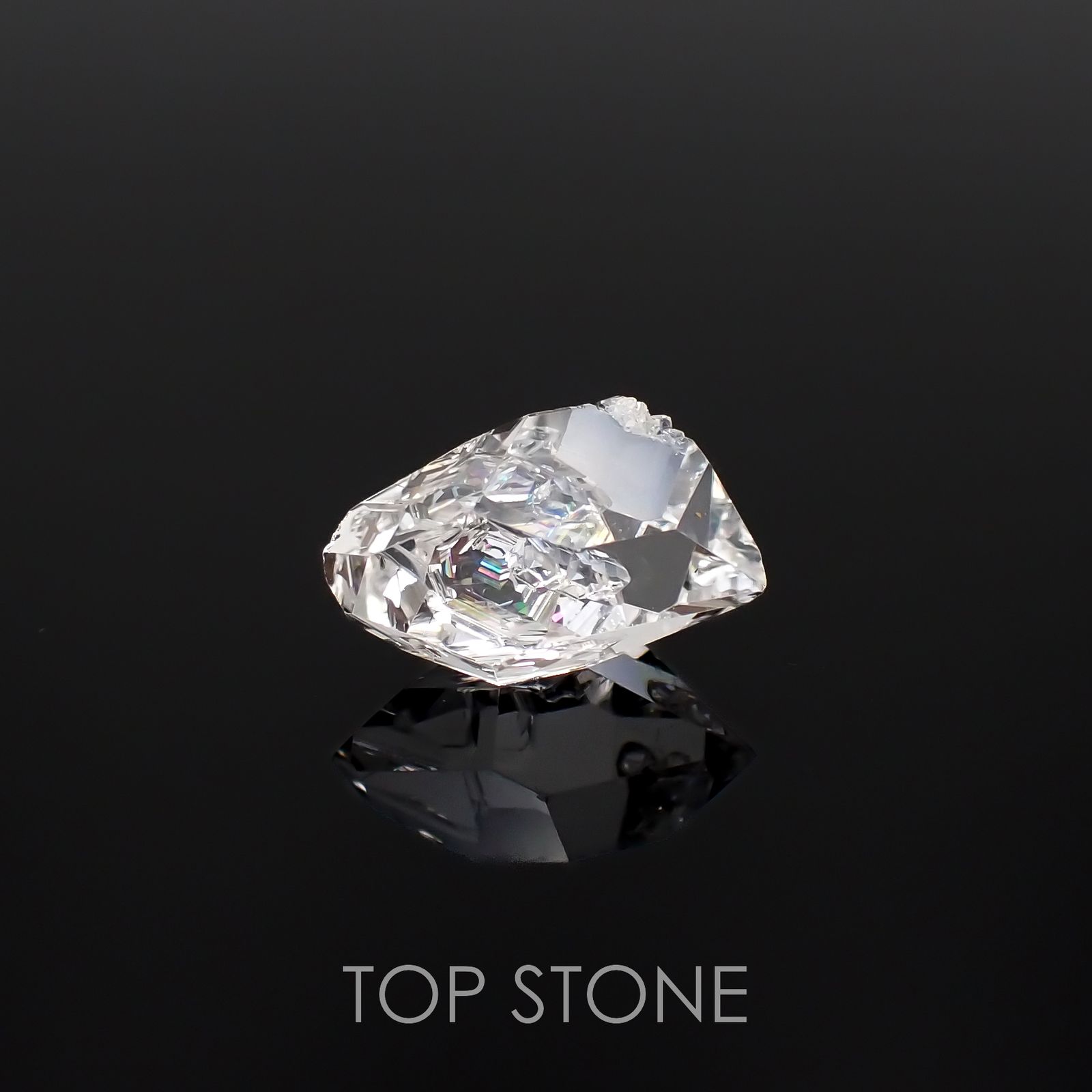 ハーキマーダイヤモンド原石 アメリカ・ニューヨーク州産 3.53ct[230320863]11.8x9mm前後