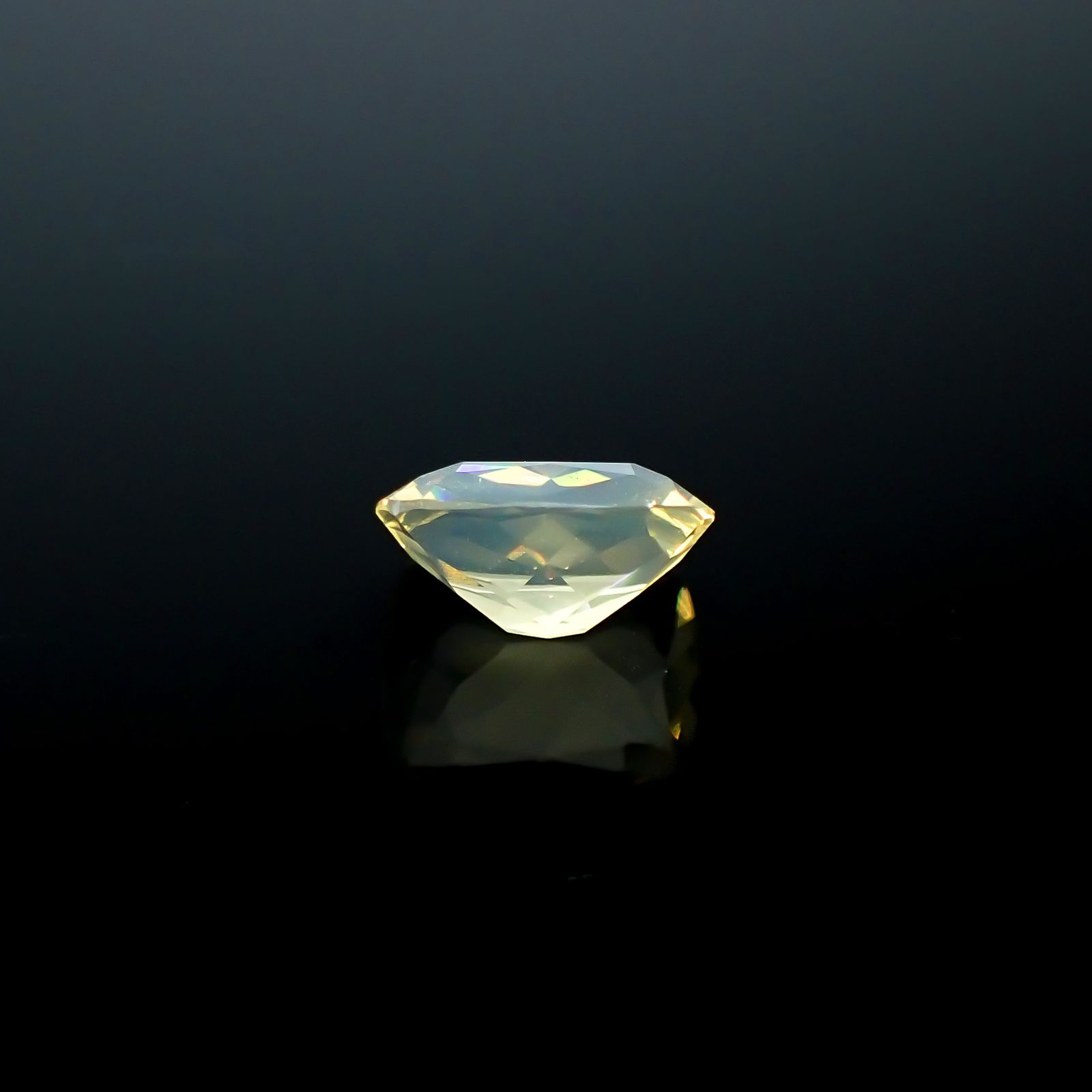 イエローオパール メキシコ産 1.46ct[240226200]9.2x7.5mm前後