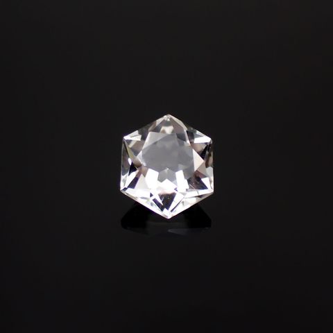 ◇ヘキサゴンカット◇ホワイトトパーズ ブラジル産 1.83ct[221119159]7.1x7mm前後