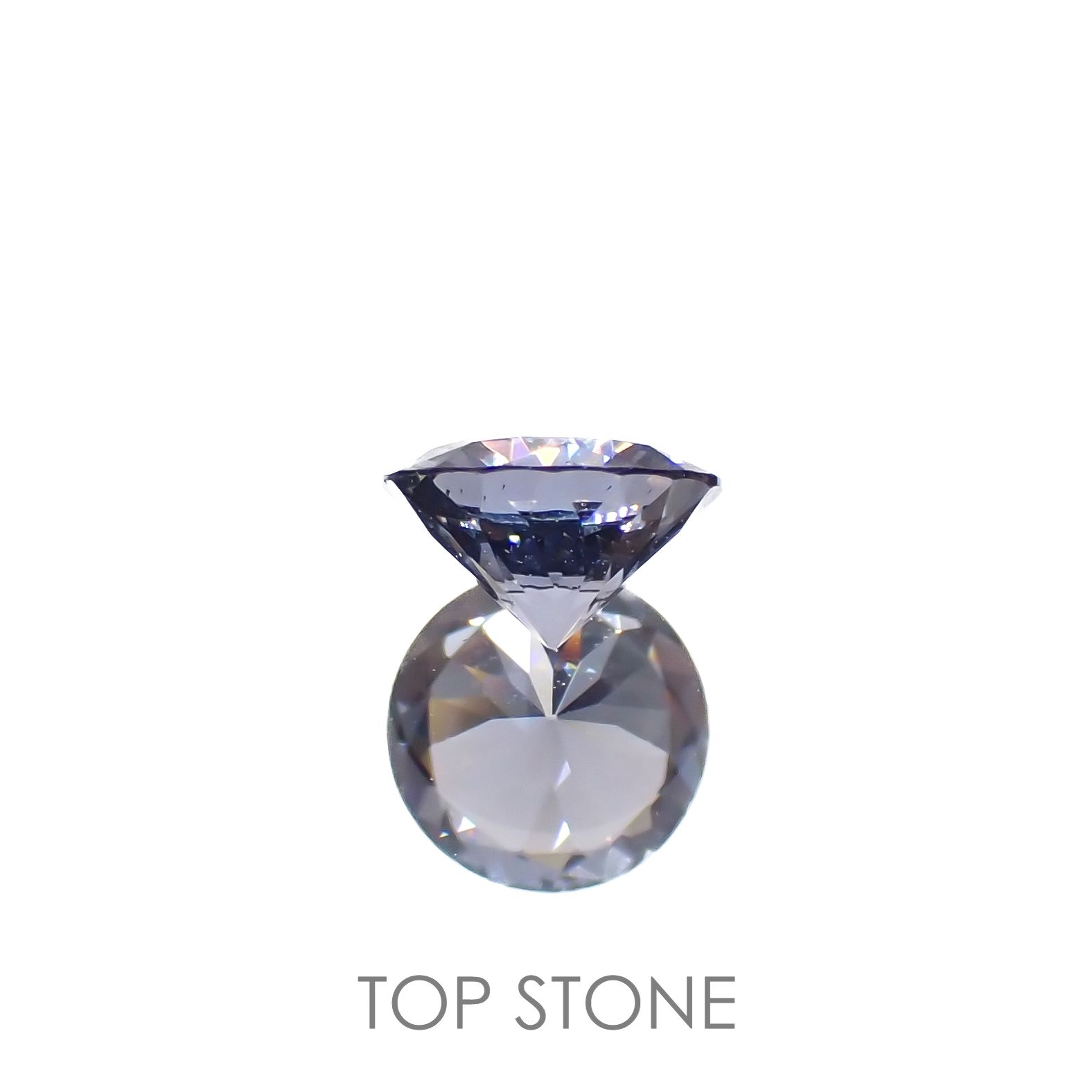 グレイッシュブルースピネル(宝石名スピネル)ビルマ/マダガスカル産 0.33ct 識別済[220716962]4.4x4.4mm前後