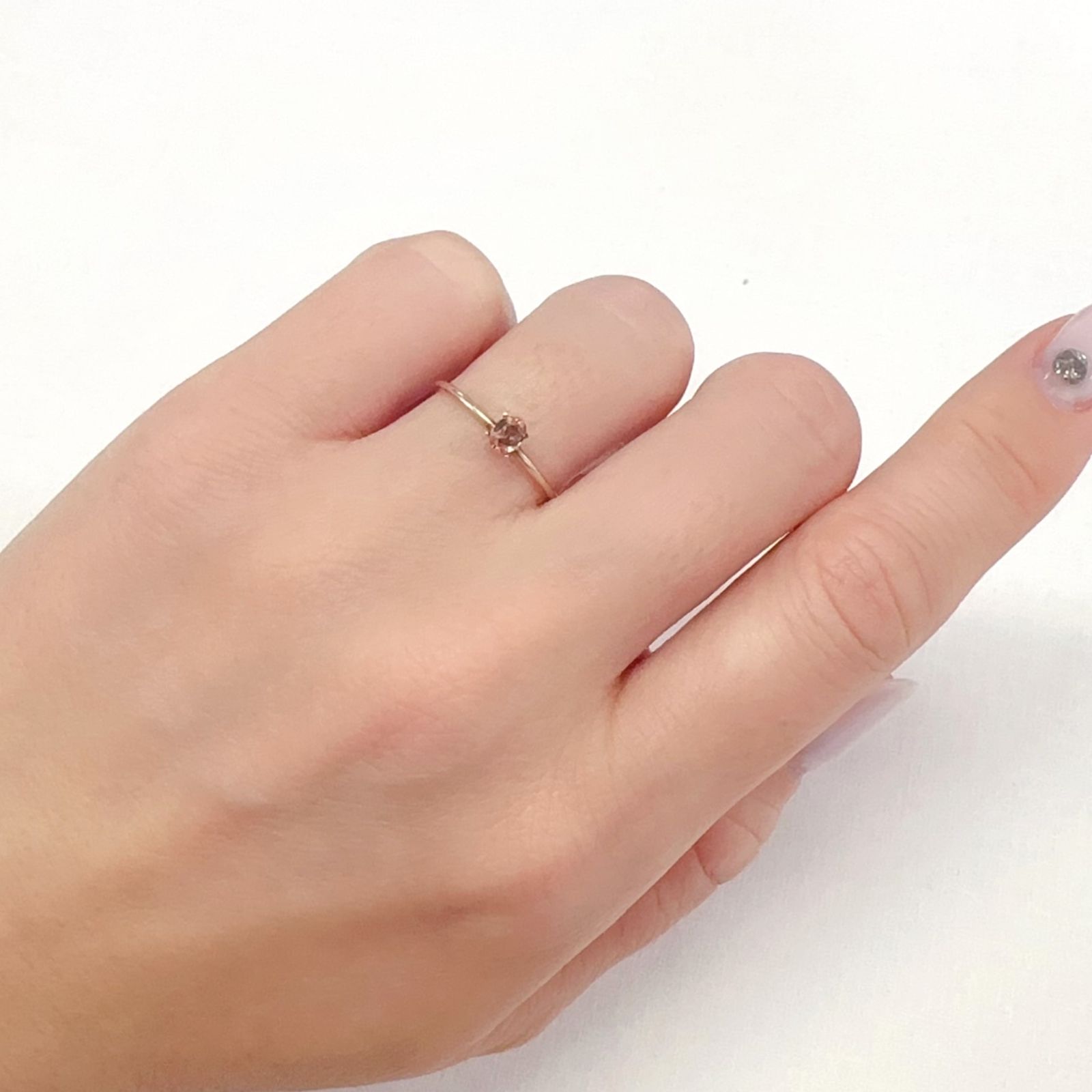 インペリアルトパーズ ブラジル産 0.15ct[231224861]4x3mm前後