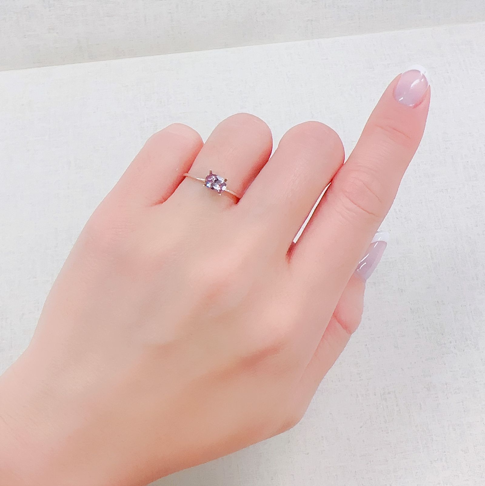 ドラゴンガーネット タンザニア産 0.49ct[230421451]5.9x4mm前後