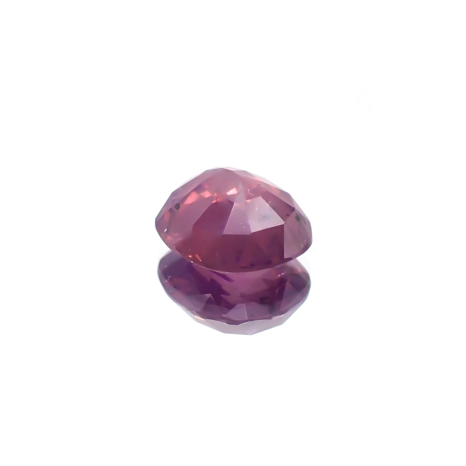 パープルサファイア(宝石名バイオレット・サファイア) カシミール地方産 2.870ct ソ付(彩珠)[210310232]9.1×7.9mm前後