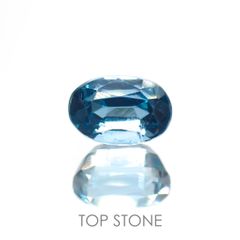 オーシャンブルーカイヤナイト(宝石名カイヤナイト) インド・オリッサ州産 0.91ct 識別済[210812363]5.9×4mm前後