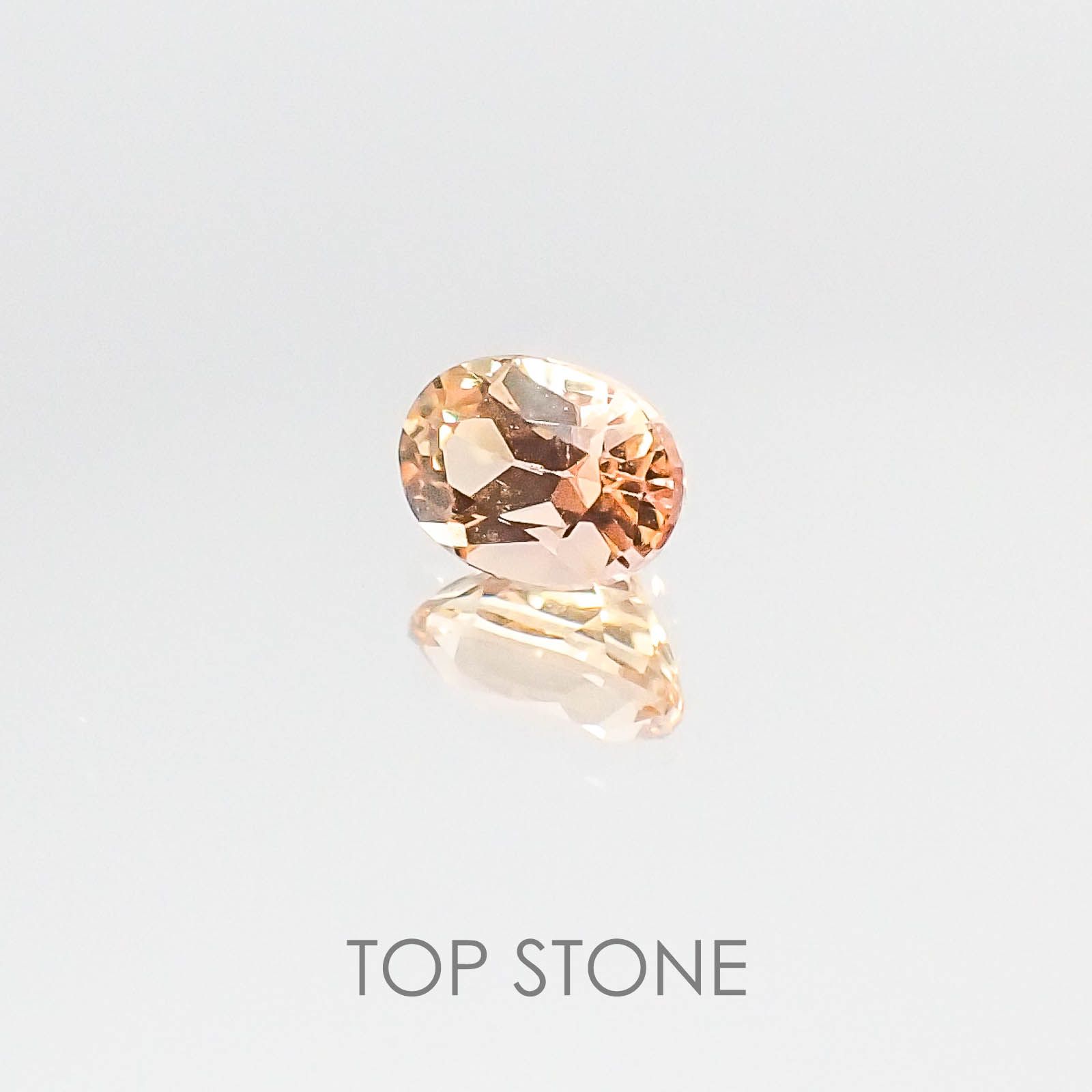 インペリアルトパーズ ブラジル産 ルース 0.39ct[20084382]4.9×3.5mm前後