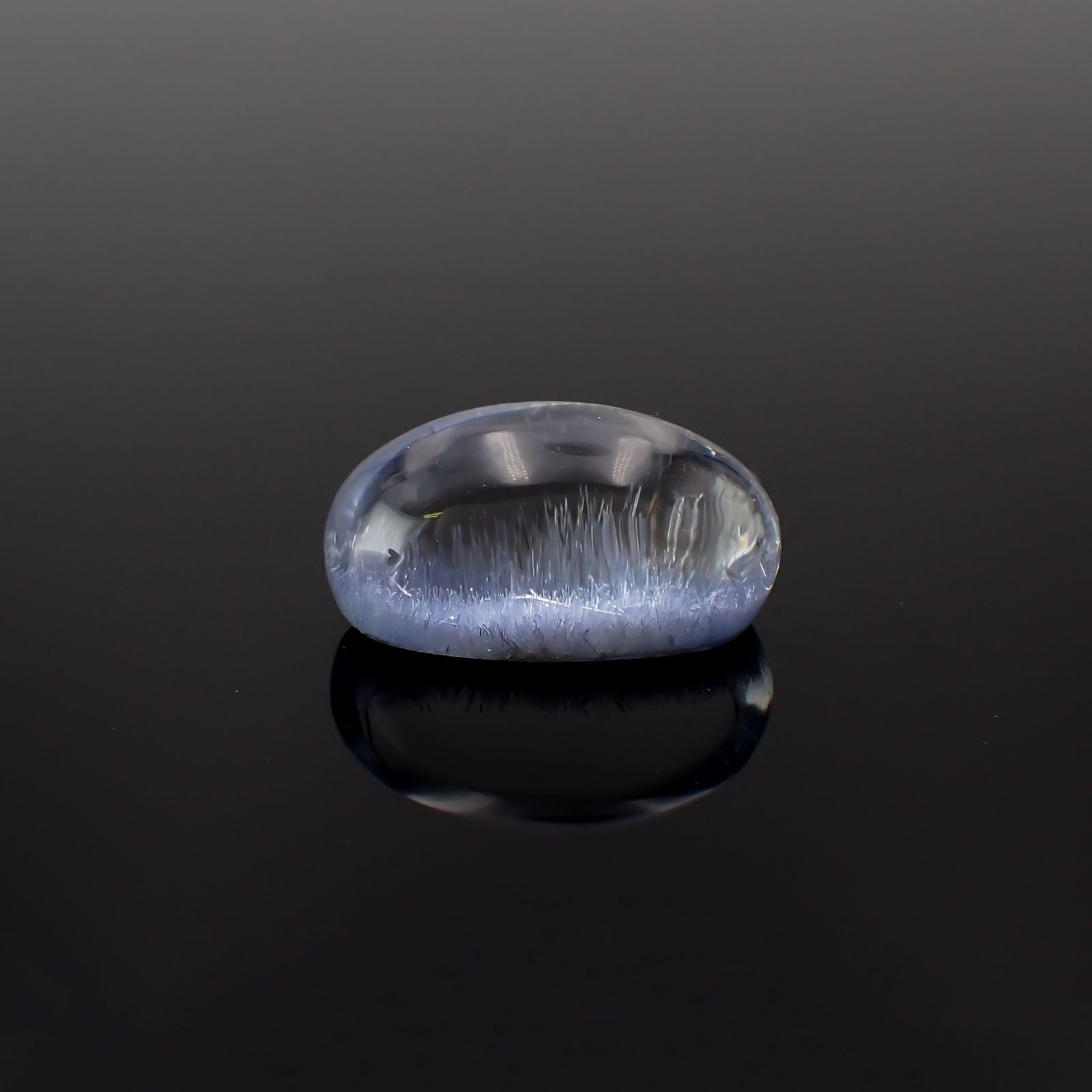 デュモルチェライトインクォーツ ブラジル産 16.29ct [221018917]19.5x10.6mm前後