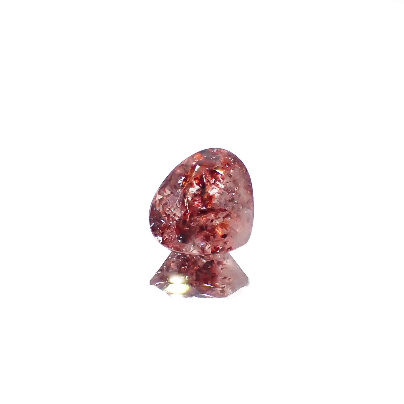 ファイヤークォーツ ナイジェリア産 2.05ct[240326723]14.2x13.2mm前後