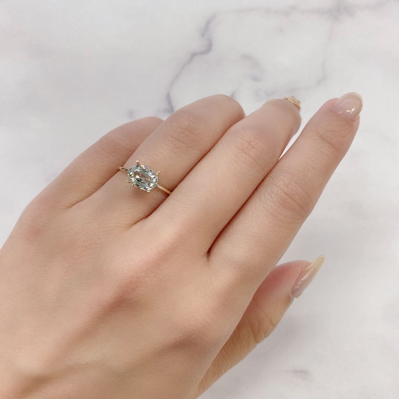 シリマナイト(宝石名シリマナイト)インド産 1.39ct 識別済[211113696]8x6.1mm前後