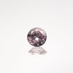 ピンクダイヤモンド(宝石名ダイヤモンド) I-2 / LIGHT PURPLISH PINK 0.073ct ソ付(CGL)[210711784]2.6×2.7mm前後