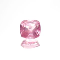 ピンクスピネル(宝石名ピンク・スピネル)タンザニア産 1.305ct ソ付(彩珠)[231124093]6.4x5.9mm前後