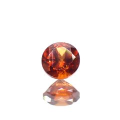 オレンジロードクロサイト 南アフリカ産 0.13ct[230321028]2.9x2.9mm前後
