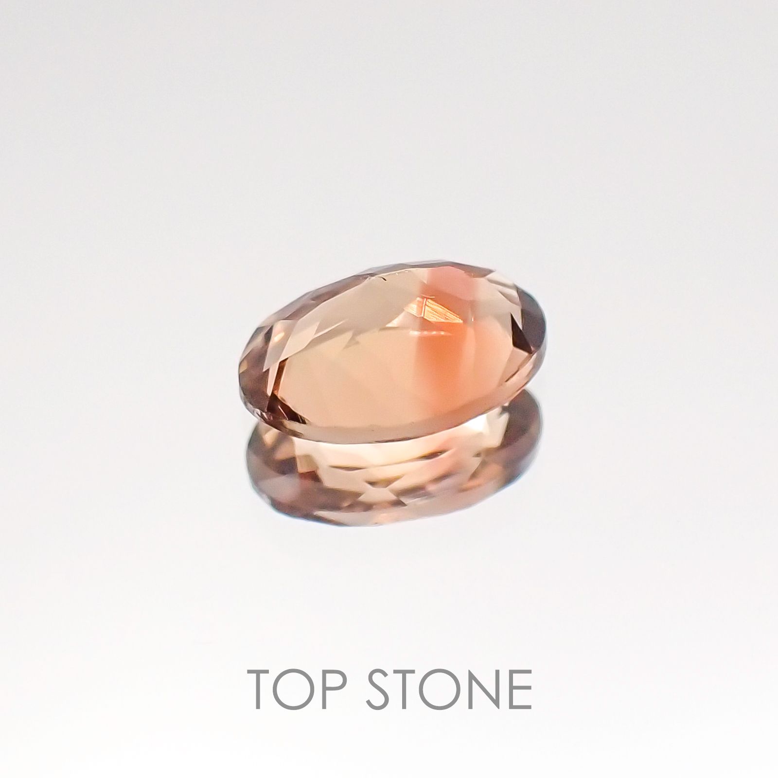 バイカラートルマリン ブラジル産 ルース 0.48ct[20117143]6.2×4.1mm前後