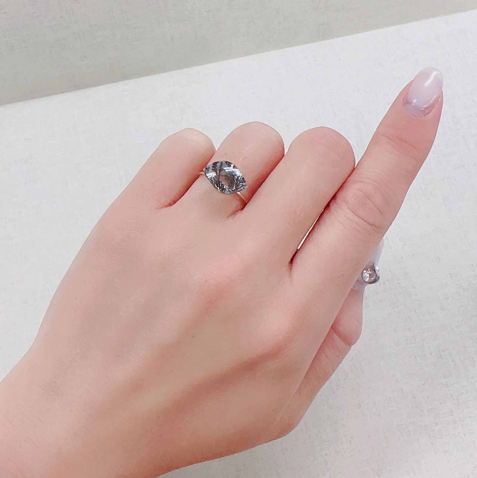 デンドリチッククォーツ ブラジル産 2.75ct[230421738]12.8x8.5mm前後