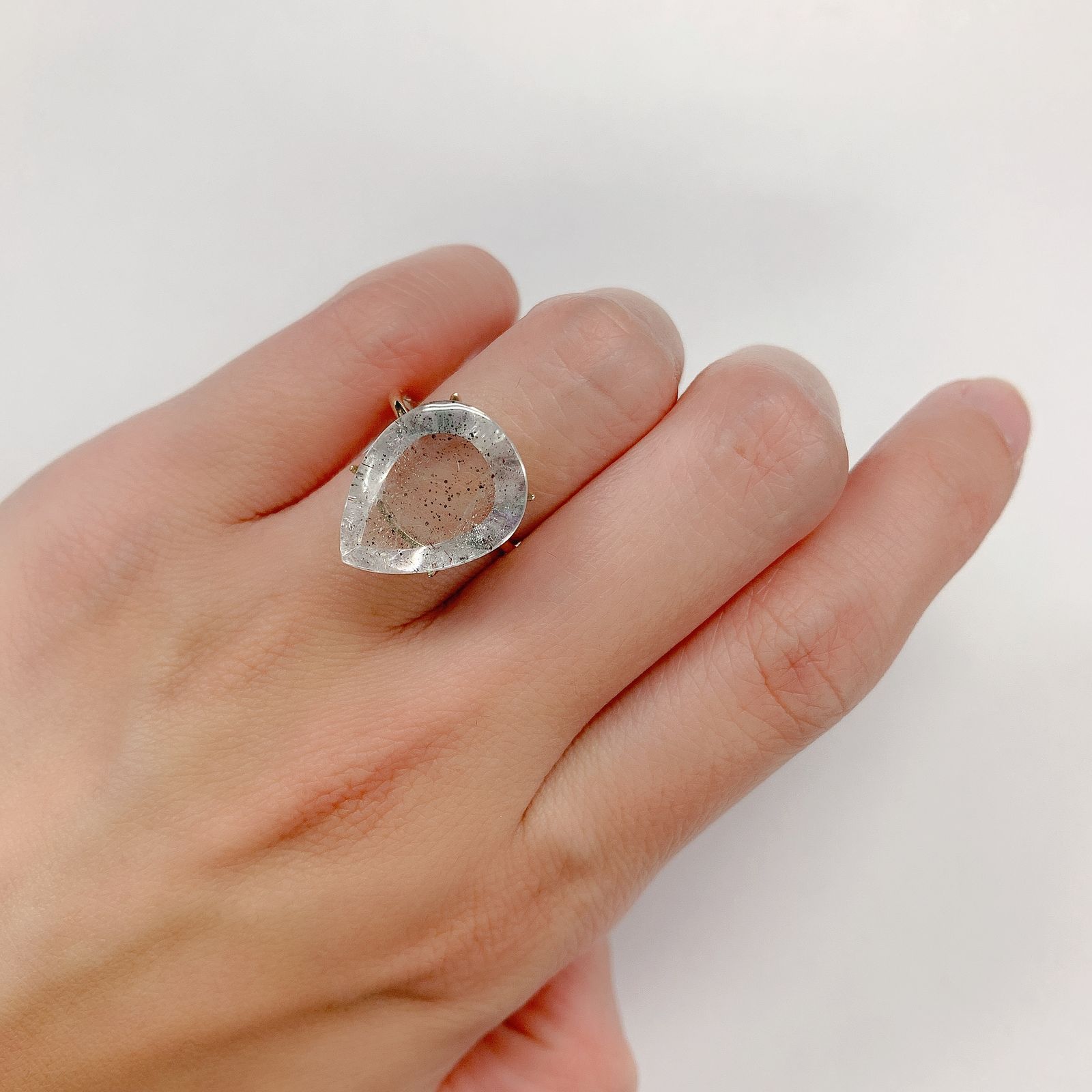 ティンカーベルクォーツ ブラジル産 9.02ct[20128635]16.4×12.7mm前後