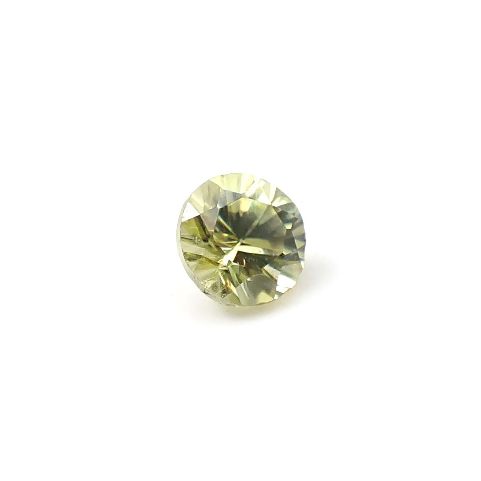 スフェーン(宝石名スフェーン)マダガスカル産 識別済 0.30ct / 3.9x3.9mm前後 [251231367]