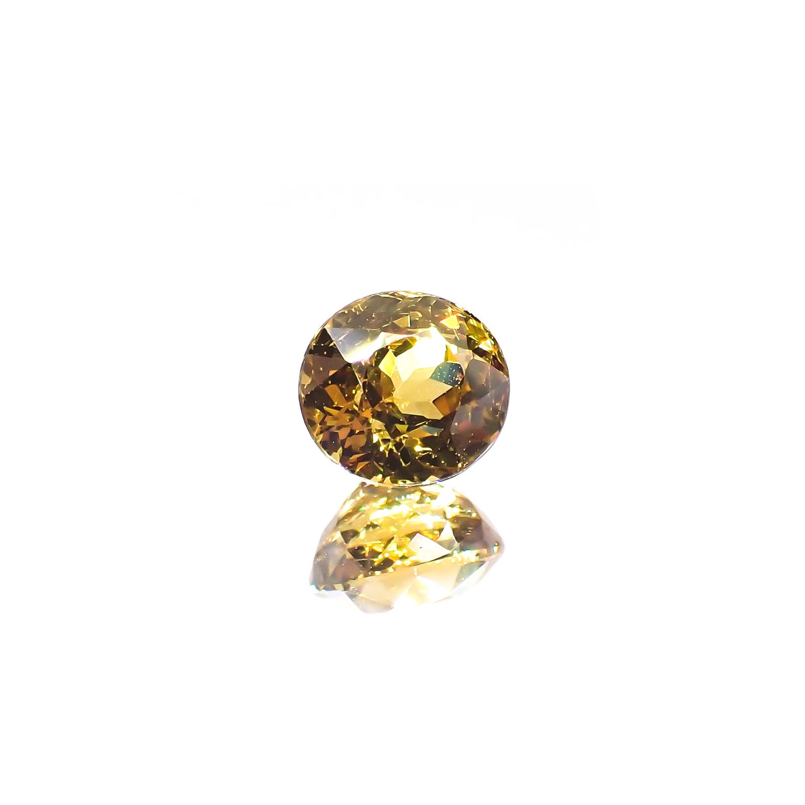 マリガーネット(宝石名グロッシュラー アンドラダイト・ガーネット)マリ共和国産 1.40ct 識別済[220115241]6.5x5.9mm前後