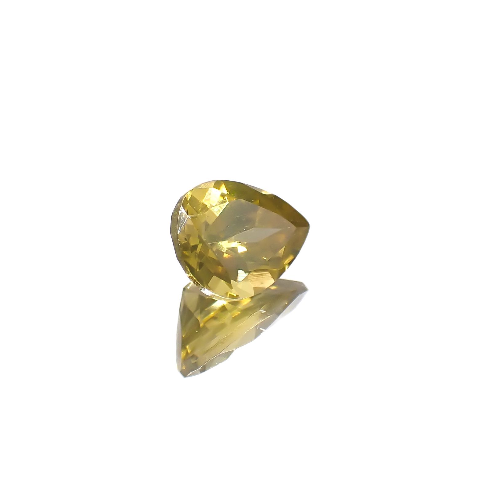 イエロージルコン スリランカ/カンボジア産 1.43ct[240728528]7.8x5.7mm前後