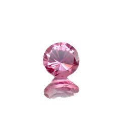 ホットピンクスピネル(宝石名ピンク・スピネル)タンザニア産 0.22ct 識別済[220616595]3.5x3.4mm前後