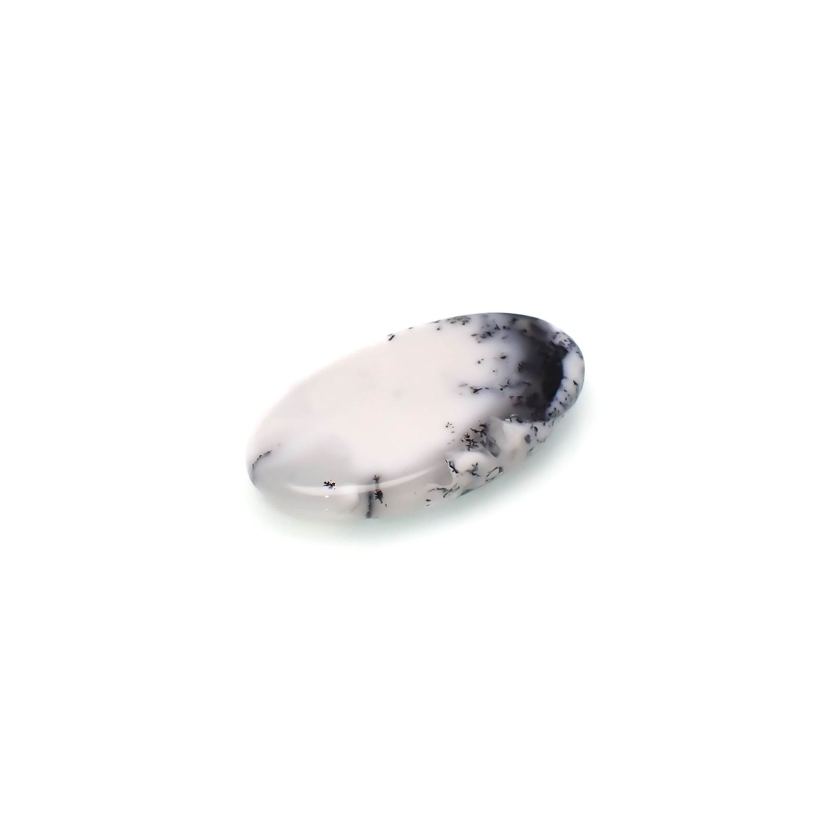 デンドリチックオパール ブラジル産 42.82ct[230722771]37.2x20.5mm前後