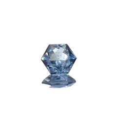 ◇ヘキサゴンカット◇アベンチュリンアクアマリン ブラジル・ミナスジェライス州産 0.31ct[240226007]4.2x4.2mm前後