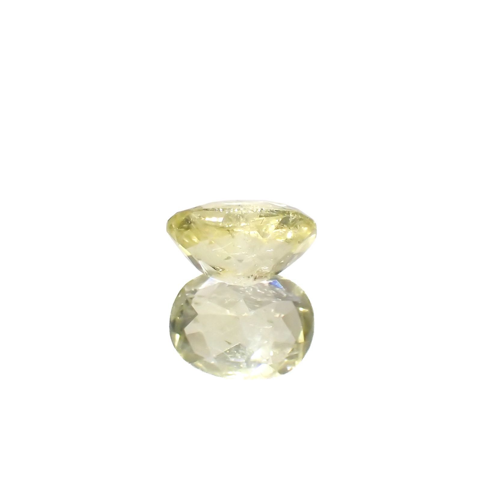 ブラジリアナイト(宝石名ブラジリアナイト)ブラジル産 0.78ct 識別済[230220690]6.7x5.1mm前後