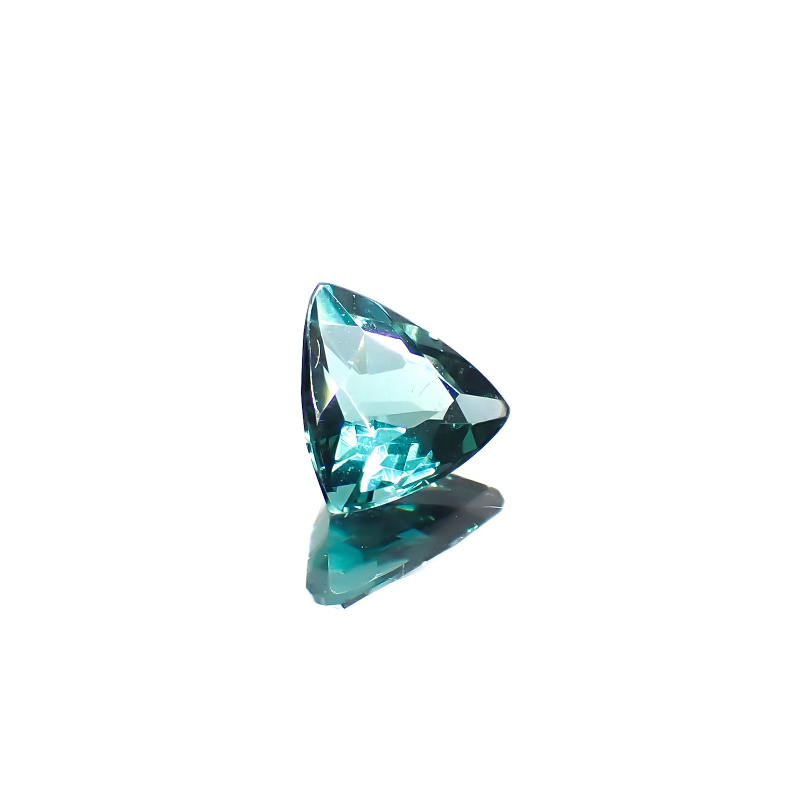 ブルーグリーントルマリン ブラジル産 0.47ct[240628387]5.5x5.3mm前後