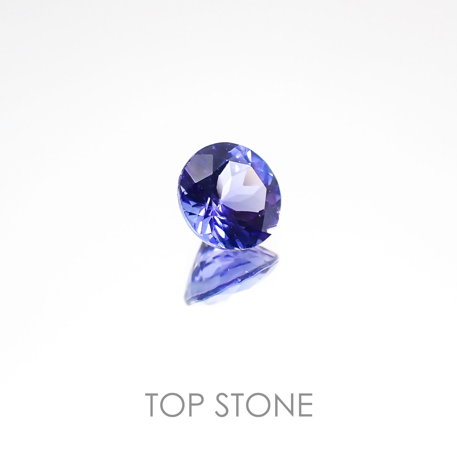タンザナイト(宝石名タンザナイト) タンザニア産 0.52ct 識別済[20117206]5.1×5mm前後