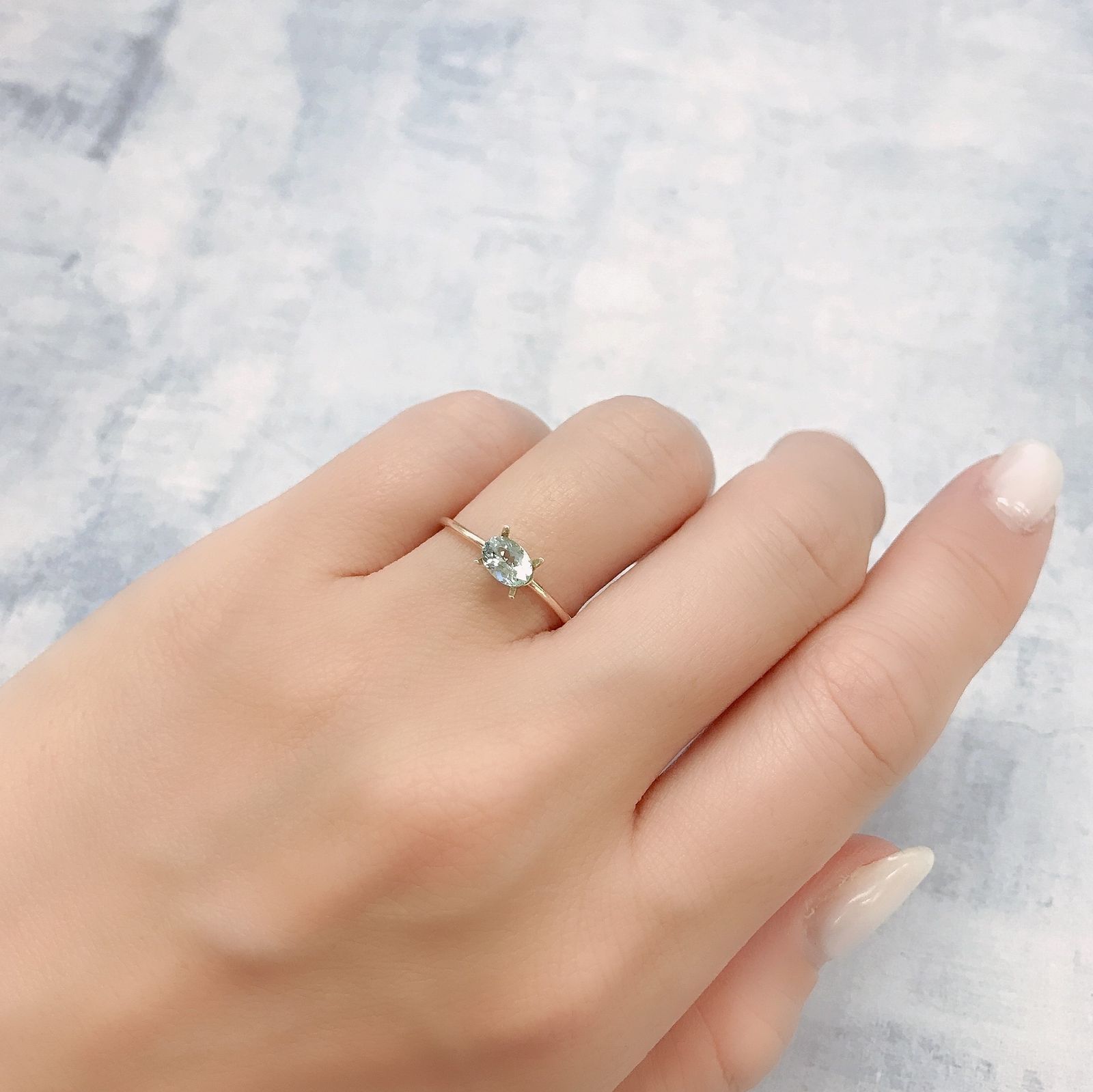 ミントベリル  ブラジル産 0.36ct[220616678]5.6x3.9mm前後