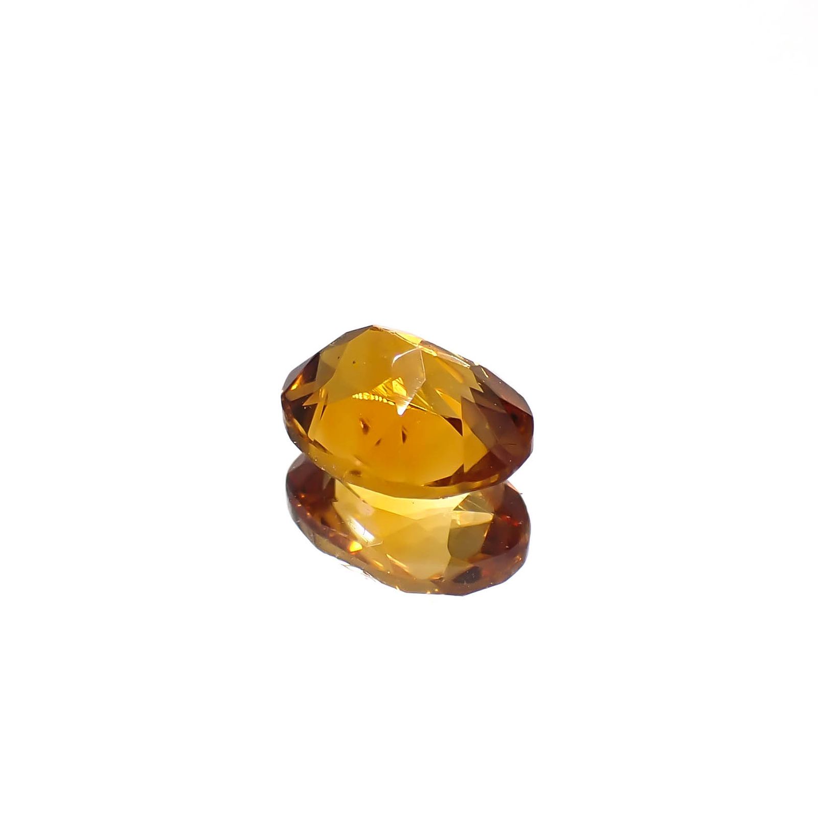 マデイラシトリン ブラジル・ミナスジェライス州産 1.08ct [250630581]8x6mm前後