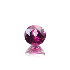ロードライトガーネット(宝石名ガーネット)ブラジル産 0.56ct 識別済[250530369]4.7x4.6mm前後