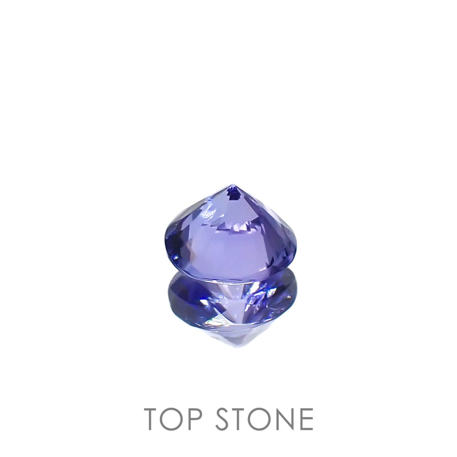 タンザナイト(宝石名タンザナイト)タンザニア産 0.46ct 識別済[230120200]4.9x4.8mm前後