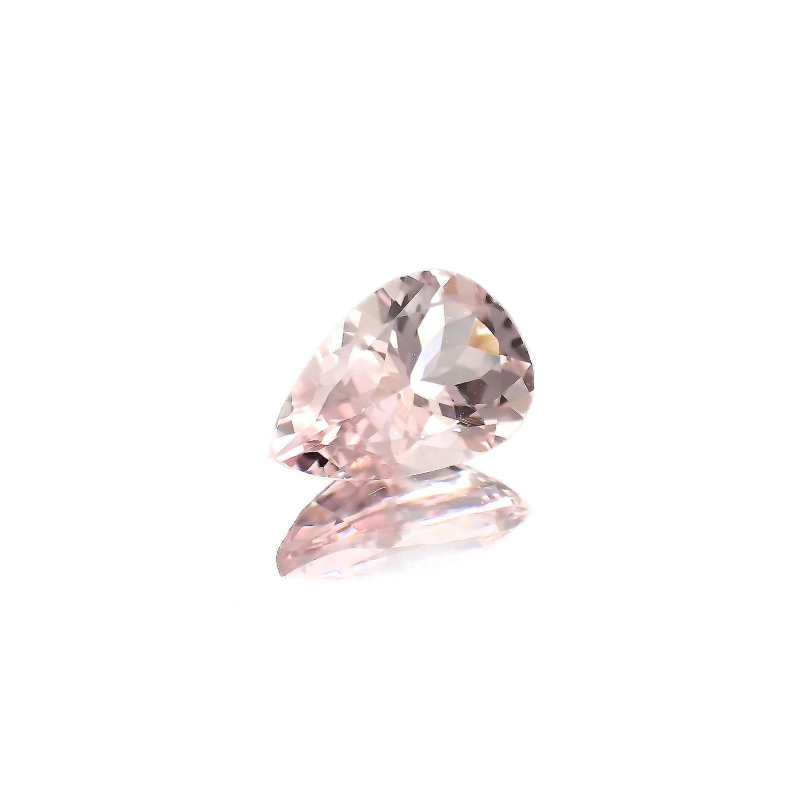 モルガナイト(宝石名モルガナイト)ナイジェリア産 1.06ct 識別済[220717067]9.1x6.1mm前後