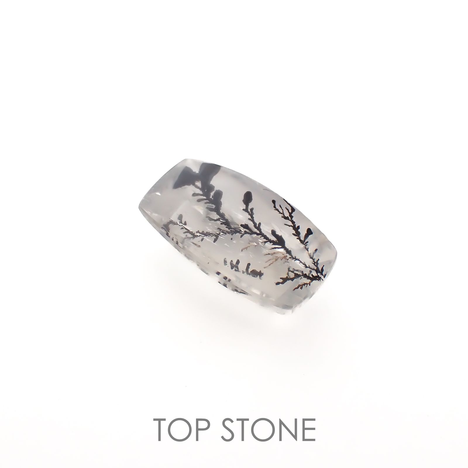 デンドリチッククォーツ ブラジル産 3.42ct[220817335]13.3x7.8mm前後