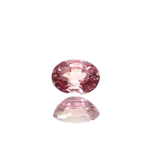 パパラチャサファイア 非加熱(宝石名サファイア/別名パパラチャ・サファイア)スリランカ産 0.22ct GIA鑑付[230521929]3.96x3.04mm前後