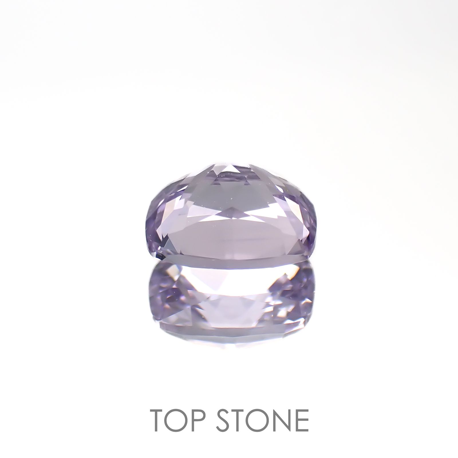 ラベンダーサファイア(宝石名サファイア)スリランカ/マダガスカル産 0.90ct 識別済[220817464]6.2x4.7mm前後