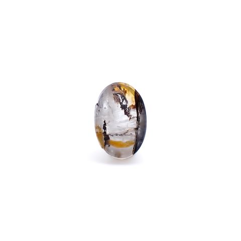 デンドリチッククォーツ ブラジル産 1.92ct / 8.8x6mm前後 [260724034]