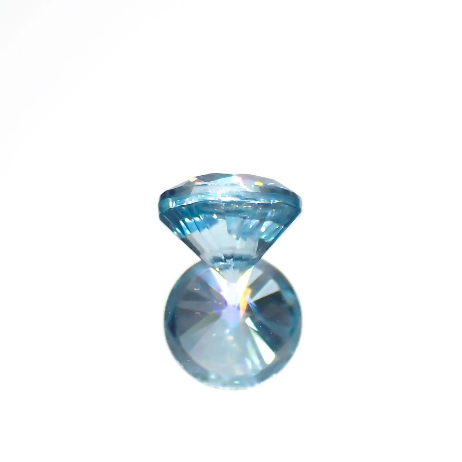 ブルージルコン カンボジア産 0.86ct[230220514]5x5mm前後
