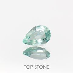 ミントベリル(宝石名グリーン・ベリル)ブラジル産 0.80ct 識別済[220817550]8.1x5.5mm前後