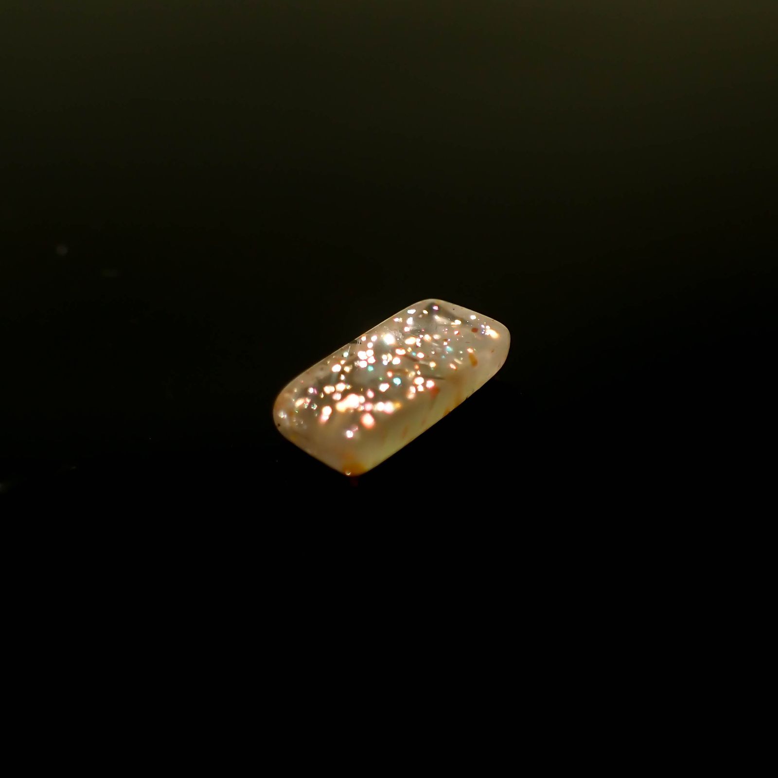 レインボーラティスサンストーン オーストラリア産 1.80ct[231225237]10.9x5.3mm前後