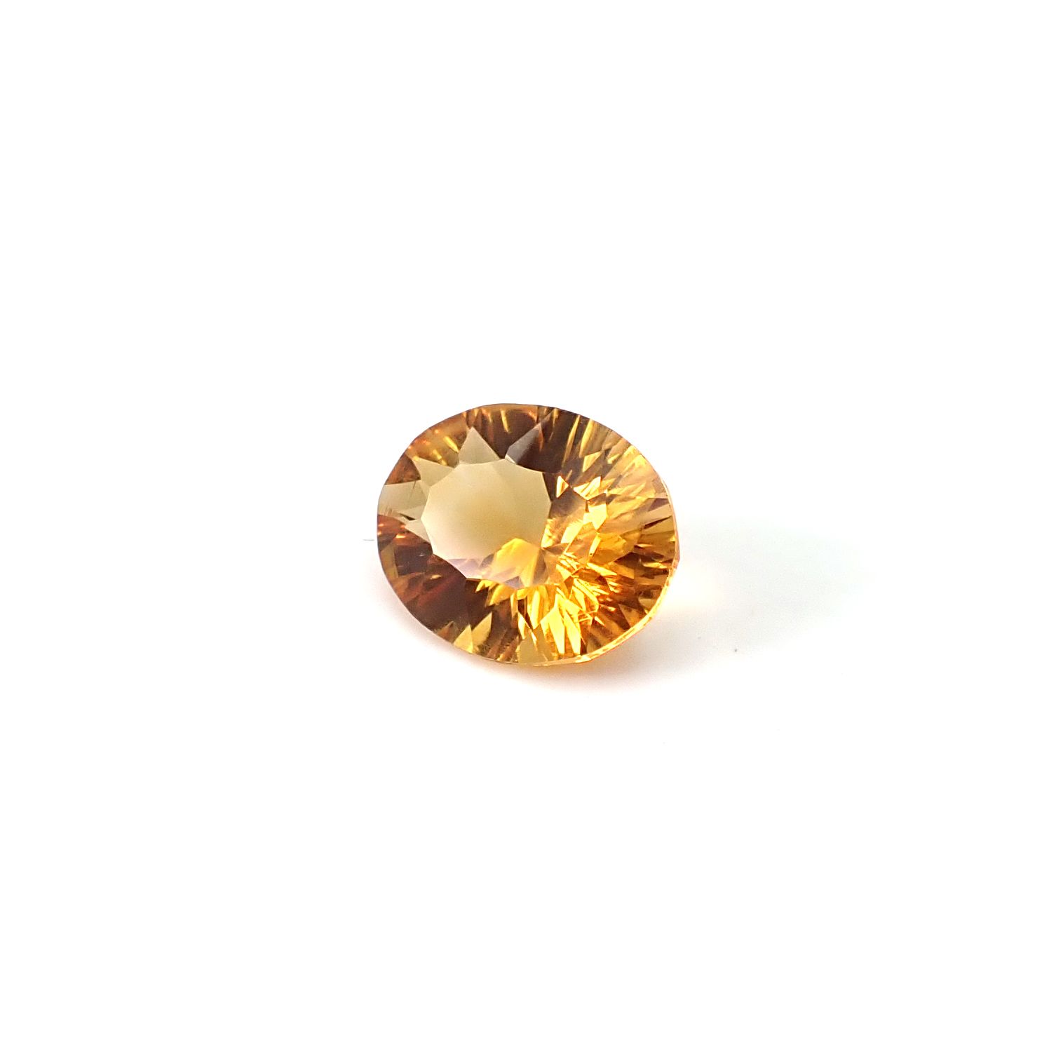 ◇コンケーブカット◇シトリン ブラジル産 2.03ct / 10.2x8mm前後 [251231392]