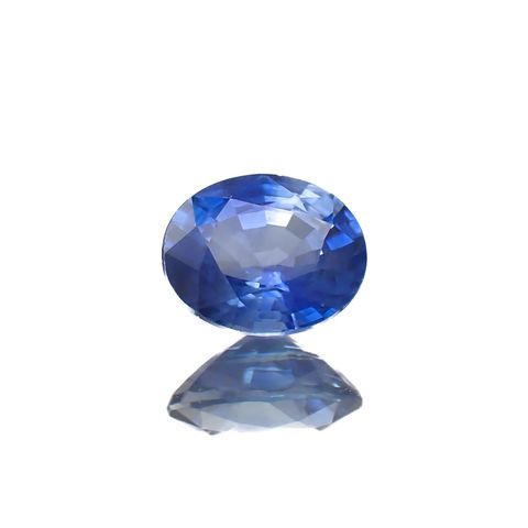 サファイア(宝石名サファイア)スリランカ/マダガスカル産 0.75ct 識別済[220917644]6x4.9mm前後