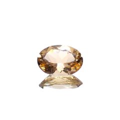 ヘルデライト(宝石名ヘルデライト)ブラジル産 1.044ct ソ付(彩珠)[230722995]8.2x5.8mm前後