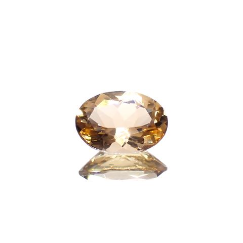ヘルデライト(宝石名ヘルデライト)ブラジル産 1.044ct ソ付(彩珠)[230722995]8.2x5.8mm前後