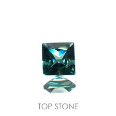 ◇プリンセスカット◇カラーチェンジガーネット アレキタイプ(宝石名ガーネット)マダガスカル・ベキリー産 0.15ct 識別済[221219622]2.8x2.8mm前後