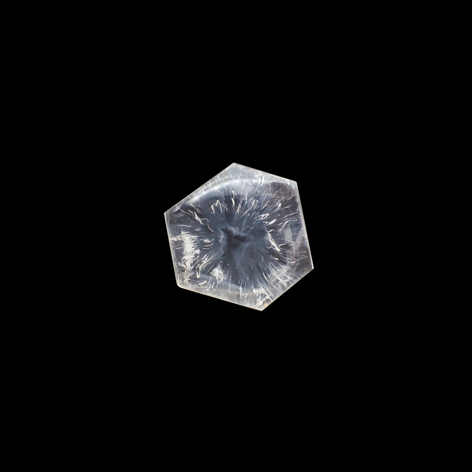トラピッチェクォーツ 偏光板2枚付き コロンビア・ボヤカ産 22.28ct[230321105]22x21.6mm前後