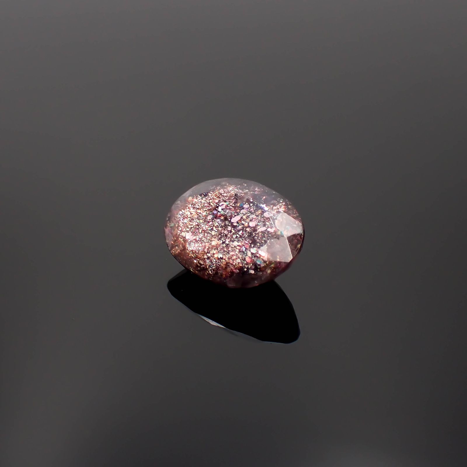 ブラッドショットアイオライト インド産 11.40ct[230622537]18x13.4mm前後