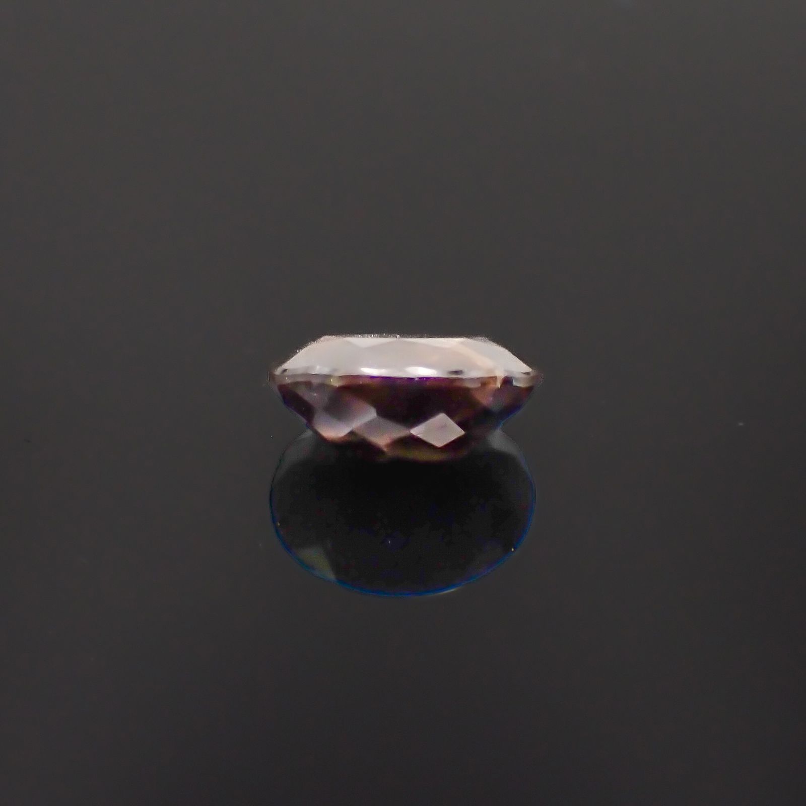 ゴールドシーンサファイア非加熱 ケニア産 7.09ct[230321337]13x10.2mm前後