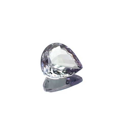 パーティカラータンザナイト(宝石名パーティカラード・ゾイサイト) タンザニア産 ソ付(彩珠) 1.342ct / 7.8x7.1mm前後 [210711816]