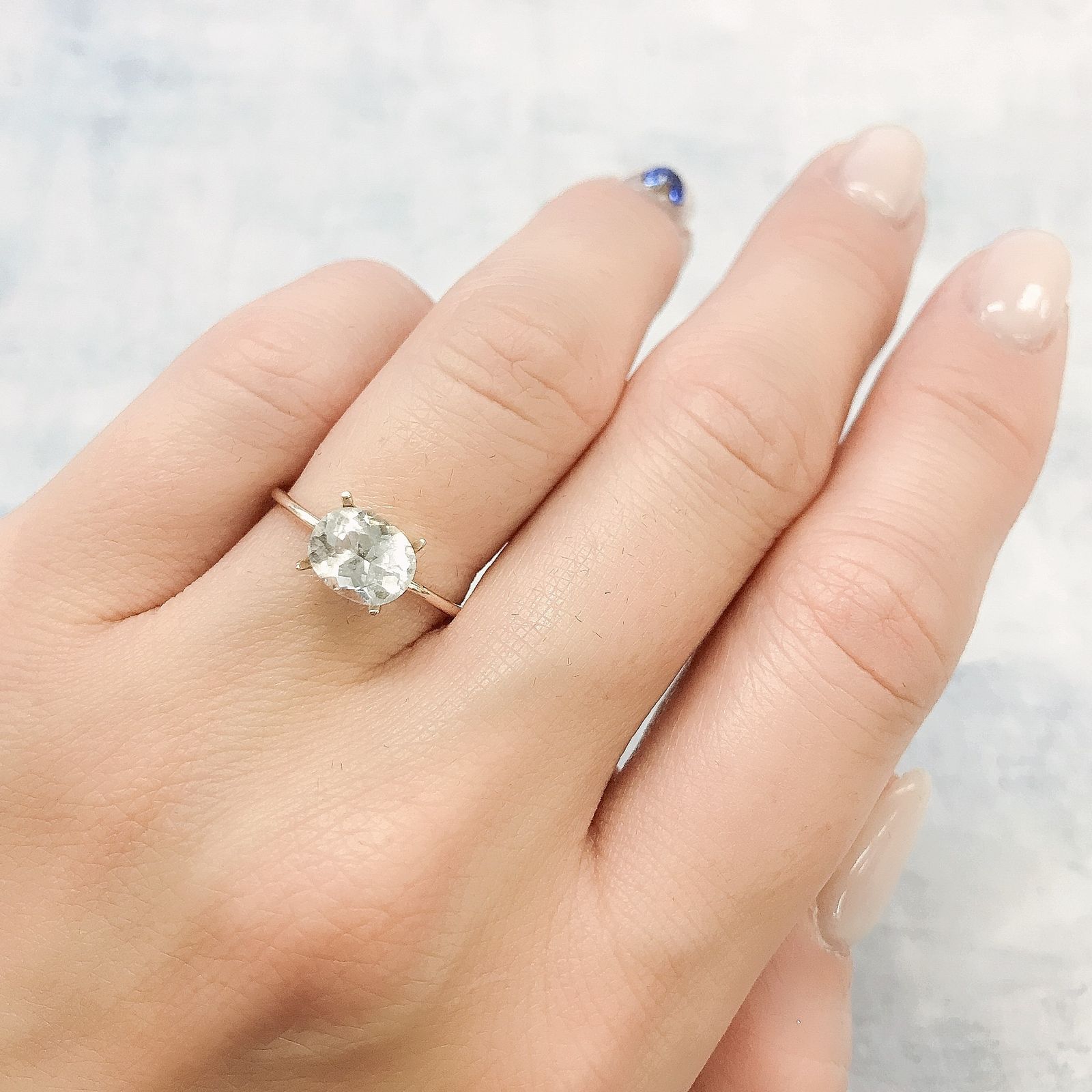 フェナカイト(宝石名フェナカイト)ロシア産 1.33ct 識別済[220515732]7.8x6.2mm前後