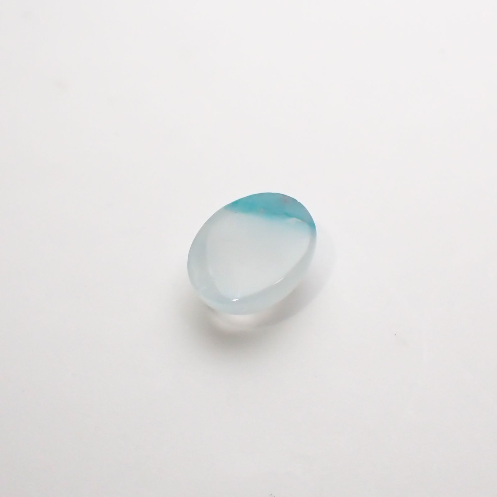 パライバトルマリンインクォーツ(宝石名トルマリンインクォーツ/別名パライバ・トルマリンインクォーツ) ブラジル産 1.25ct 識別済[210712006]7.8×6.2mm前後